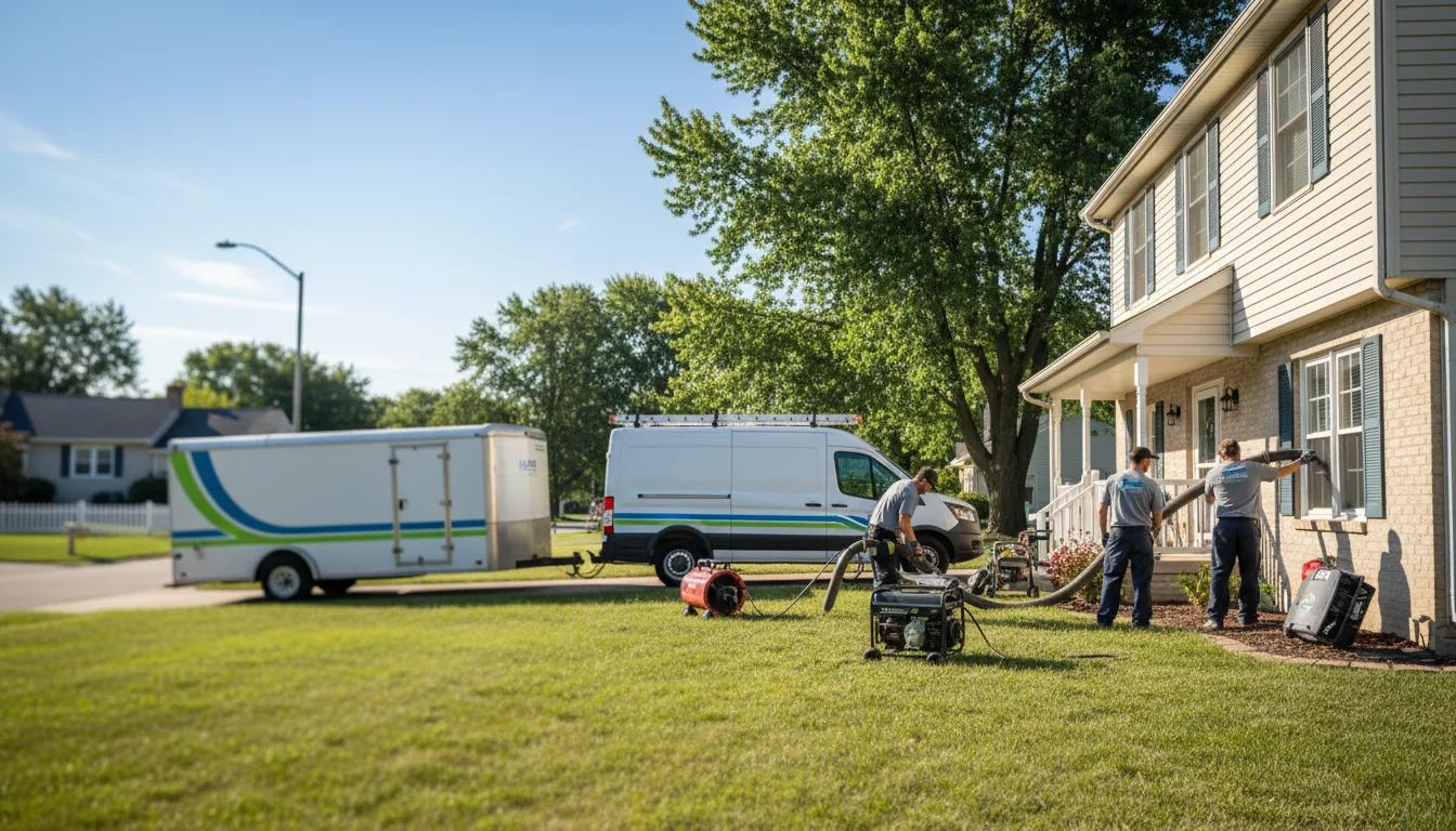 Flooded Basement Restoration And Cleanup With Repair in Royalston, MA near me